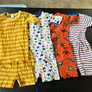 Hanna Andersson lot short pajamas size 6-7 GUC